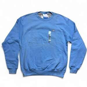 Champion Light Blue Crewneck Pullover Sweatshirt Mens Size Medium NWT